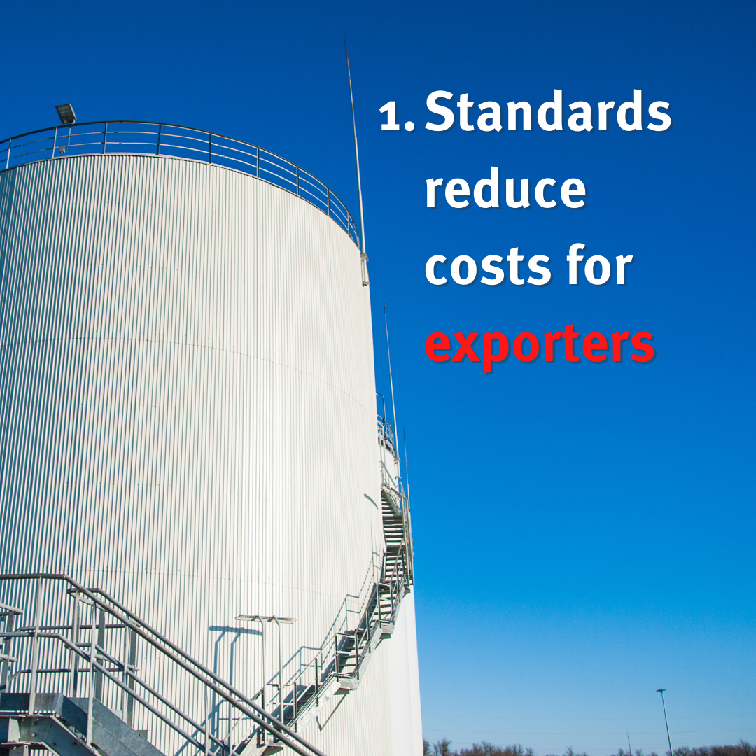 isostandards's tweet photo. How can #Standards help facilitate #trade?
Standards help countries
💰Save on trade costs
📦Open markets for exporters
🤝Increase consumer trust
Check out the latest Research & Innovation Piece: International Standards & Trade
👉https://t.co/qi9NFut4e7 https://t.co/Cn71MDTjzl