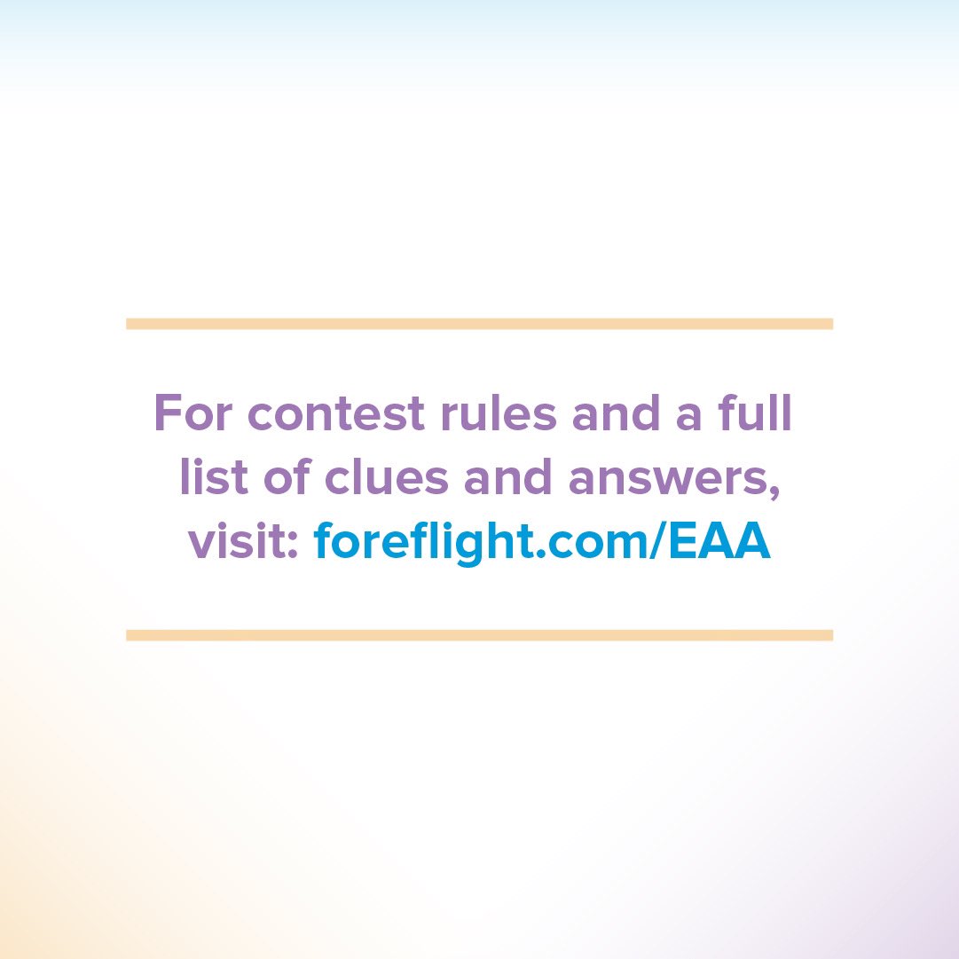 JeppForeFlight's tweet photo. Day 4 of #FFXConnect! Use the clues to identify the airports and build a route in ForeFlight Map View that will produce today’s number or letter. Share your screenshot using #FFXConnect and tag us to enter to win the daily or grand prize.
Learn more: https://t.co/U8KkPBDiQi https://t.co/36zReIRkr7