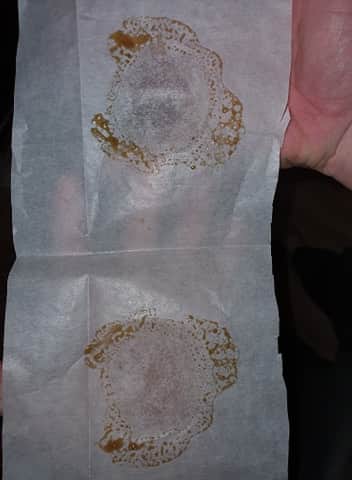 Buds420Best's tweet photo. Some lovely home made Pinapple chunk rosin #cannabis #420fam #concentrates #wax #dabs #710fam https://t.co/dY78E0Vk9o