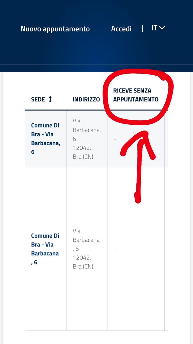 Cris_Perrone's tweet photo. @comunebra qualcuno mi può spiegare come posso prenotare un’appuntamento per il rinnovo della carta d’identità quando mi e’ impossibile: A) prenotare online B) prenotare telefonicamente C) prenotare di persona. Ho provato tutte e 3 (foto) https://t.co/02rezjSqoX