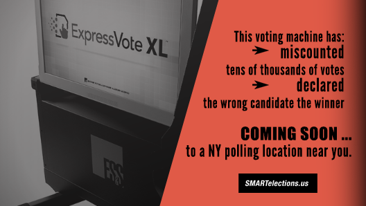 4. Another  #hybrid machine that is on a greased track for certification here in NY - massively malfunctioned in an election in Pennsylvania where it miscounted tens of thousands of votes and picked the wrong winner.  https://www.nytimes.com/2019/11/30/us/politics/pennsylvania-voting-machines.html