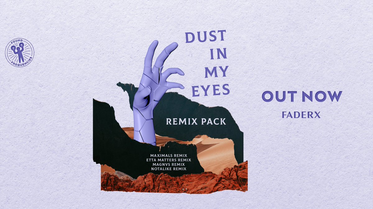 <a href="/maximalsmusic/">MAXIMALS</a> @ettamatters <a href="/Notalikemusic/">Notalike</a> and #Magnvs present their remixes of "Dust In My Eyes" <a href="/FoundFreqRec/">Found Frequencies</a>

Link ⬇️

ff045r.lnk.to/DIMYRP

#XHouseMovement