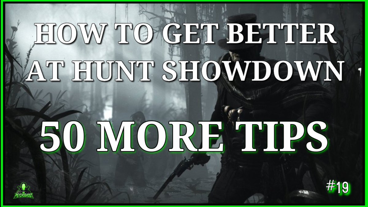 Psychoghost_G's tweet photo. It took a bit. But I have something new for the community @HuntShowdown - another 50 tips and tricks to have it a bit easier in Hunt. 
Hope you guys like it <3 #HuntShowdown https://t.co/0WYQzzNf52 https://t.co/V5cFDx6QZ3