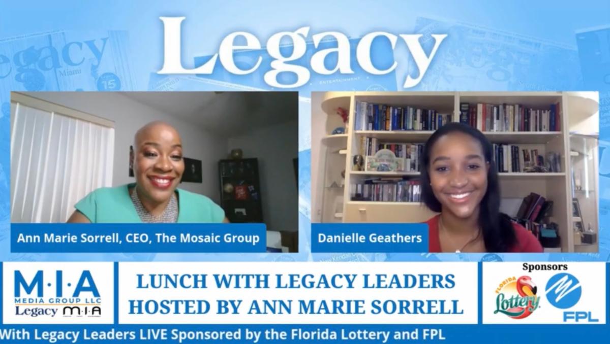 Watch The Replay of Lunch With Legacy Leaders Featuring Danielle A. Geathers &amp; Our Host Ann Marie Sorrell! conta.cc/3fXMTer