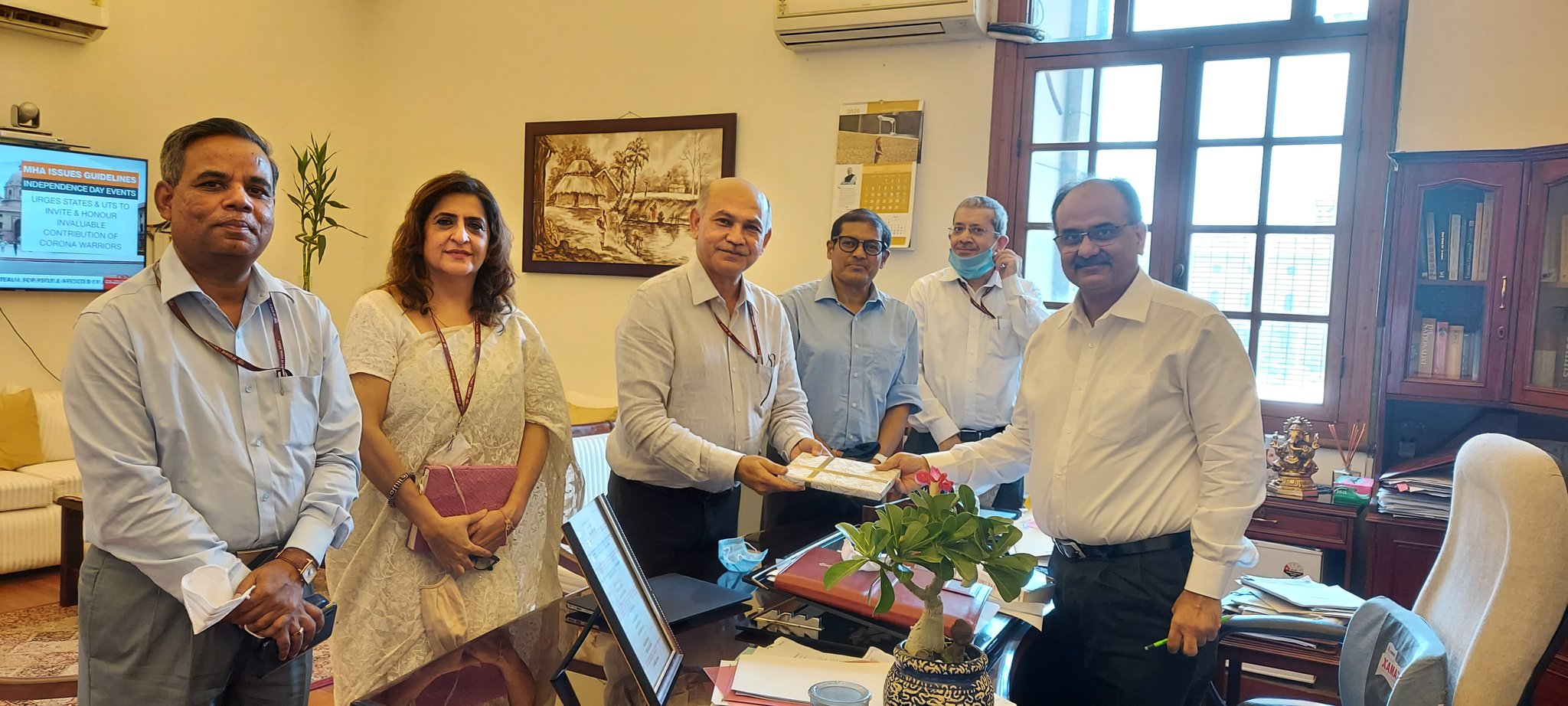 Tax India on Twitter "Chairman CBDT, Sh. PC Mody & Members called on FS & RS, Dr Ajay