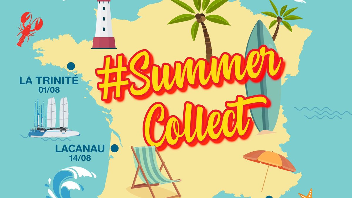 elcia_fr's tweet photo. ♻ Profitez de vos vacances pour accomplir un geste vert et #responsable ! Notre partenaire @TheSeaCleaners organise des collectes de ramassage de déchets #SummerCollect
Rejoignez-les :
📅 1/08 La Trinité-sur-Mer (56)
📅 14/08 Lacanau (33)
+ d'infos ➡ https://t.co/c7vknD6NQs https://t.co/NpmkExM0JB