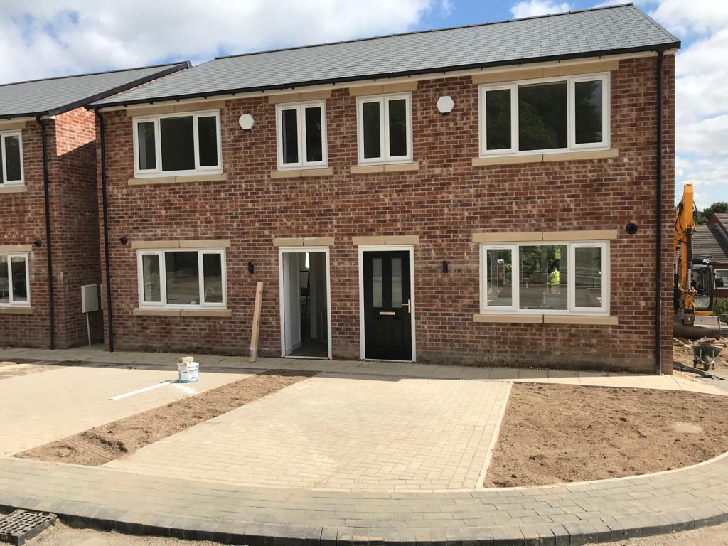 R1construction's tweet photo. Amazing photos of our White House Lane, Sheffield site today.  Nearing completion😀 #R1construction #maincontracting #walshawhomes #StaySafe https://t.co/9tYH8S9w8c