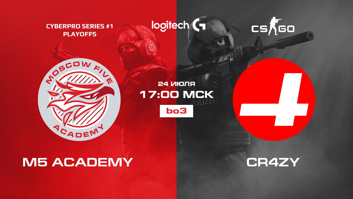 MoscowFive's tweet image. Semi-final match at #cyberPROSeries1 against 
@gocr4zy  is live!
hltv.org/matches/234297…