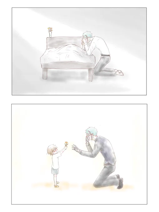 個人的に刺さるワンシーン

【違う時の流れを生きる一途な2人】

※いつもの子じゃないけど性別不明な監督生あり
⚠︎?監、若干死ネタ

#twstプラス 