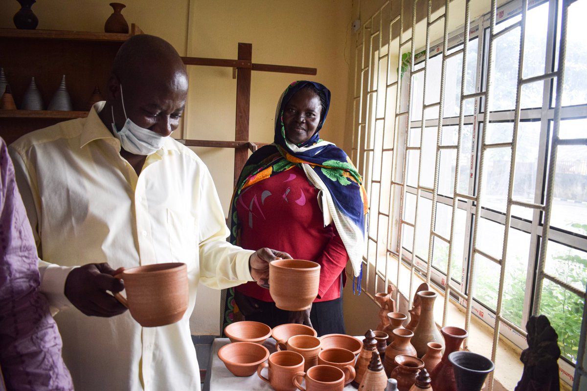 ACF_Nigeria's tweet photo. Borno State and Ushafa community in Bwari Area Council, FCT have one thing in common, Pottery. Pottery has brought Ushafa community members together, uplifted their cultural heritage and garnered recognition. #RESILAC #BuildingResilienceinBorno @EUinNigeria @AfDB_Group https://t.co/9ZC0BLweKR