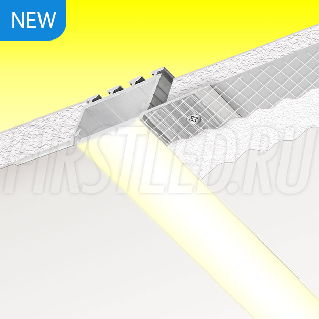 firstled's tweet photo. TALUM NOFRAME 24.18 - это аналог популярного у наших клиентов NOFRAME 24.25 но с минимальной встраиваемой глубиной - всего 18мм! Отлично подойдет для любого потолка где глубина встраивания ограничена. Световая полоса 24мм. https://t.co/XwmM4rffQC