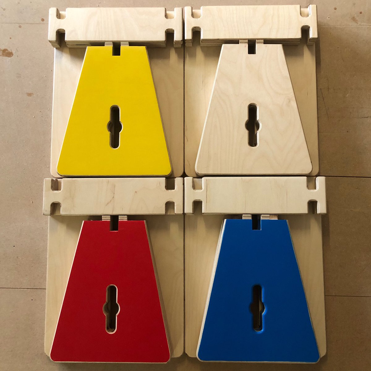 we_are_flat's tweet photo. Flat pack stools available on our website (link in bio)
#flatpack #furniture #furnituredesign #plywood https://t.co/RzQJZVzfg9