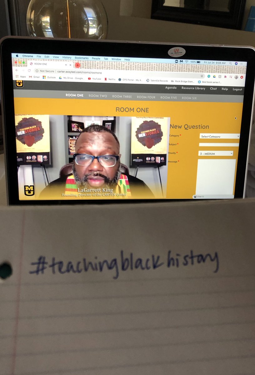 I am so excited to attend the Teaching Black Herstories conference today and tomorrow! I am ready to do the necessary work to be a better educator and ally. #teachingblackhistory @MizzouEducation
