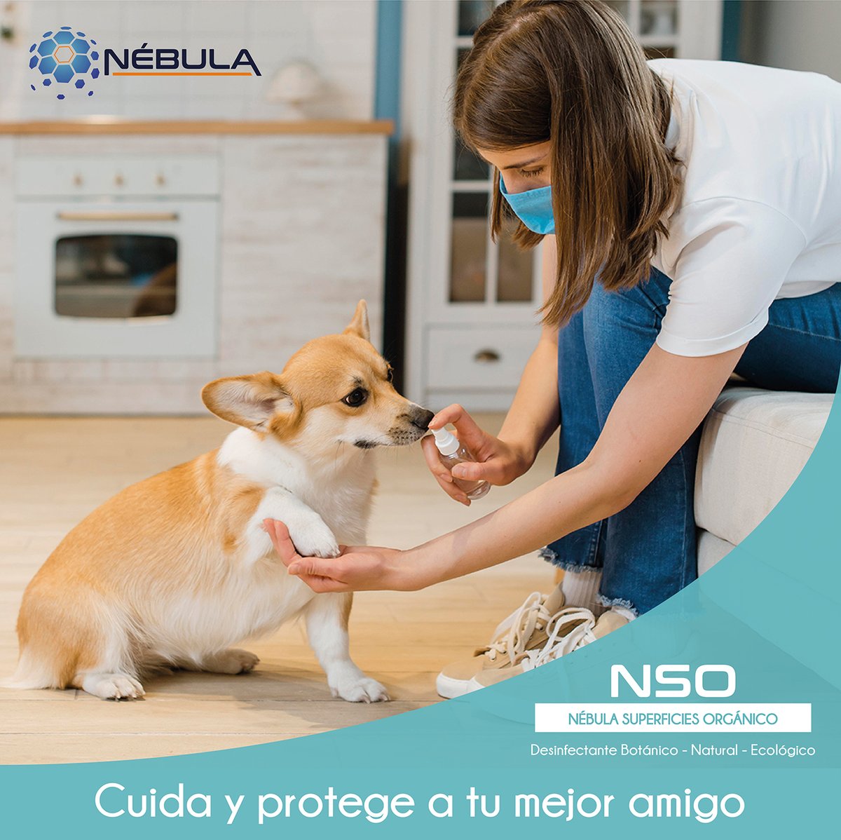 OutdoorSas's tweet photo. Nébula te cuida a tí para que tu cuides a los que más amas. Limpia sus patitas después de sus paseos 🐾 y siéntete seguro con un producto #notóxico y #natural como tu #mascota #YoMeCuidoYoTeCuido @NebulasystemC https://t.co/8XcieBHU7L