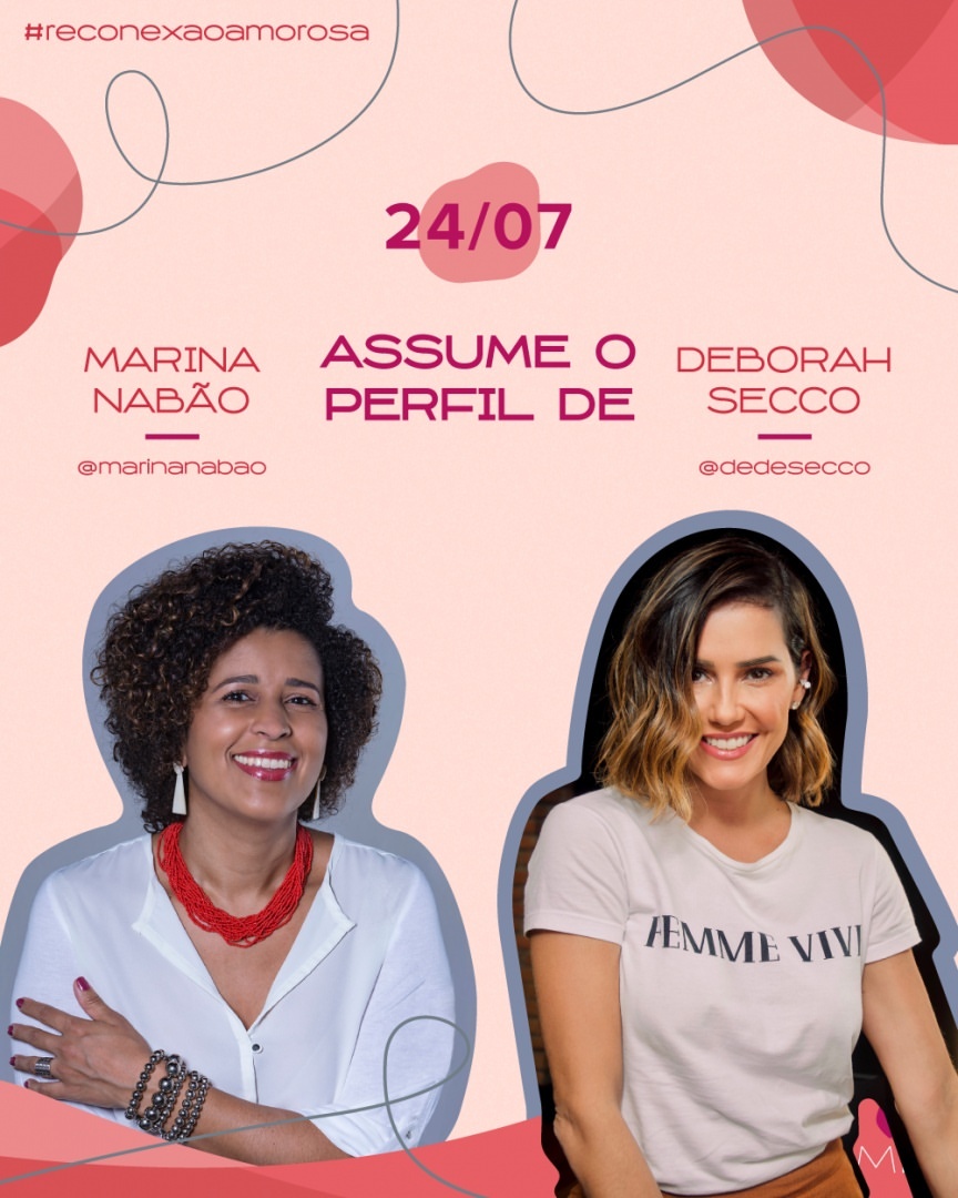 somos__simples's tweet photo. 📢Nesta sexta-feira, 24, o dia todinho, nossa cliente @marinanabao, compartilhará seu rico conteúdo sobre sexualidade feminina, #reconexãoamorosa com o corpo, empoderamento do prazer, direto do perfil do Insta da grande atriz @dedesecco #somossimples #movimentoantirracista https://t.co/0JrdqCaJNS