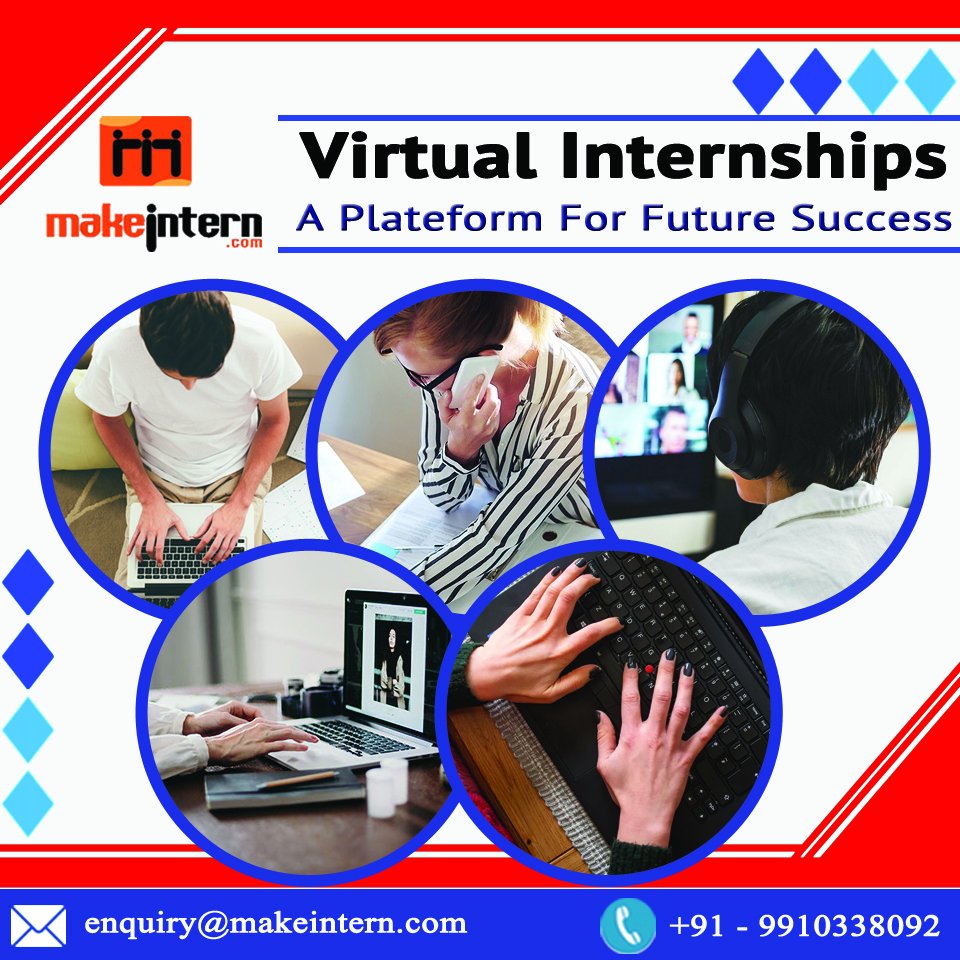 MakeIntern's tweet photo. Find online Virtual internships. Our Virtual internships through to build your career from anywhere and anytime. Apply today to secure your professional future with https://t.co/mIvcvP4jBG

#Virtualinternships #SummerInternship #internshipopportunities #Internship #PaidInternship https://t.co/wod37Zbo6H