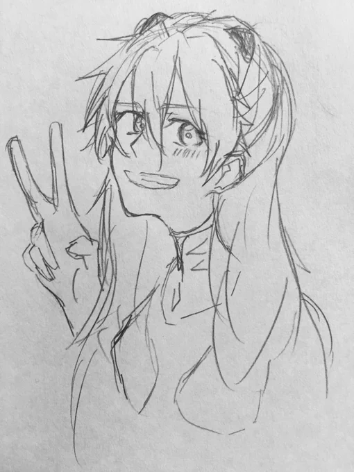 初描きアスカちゃん 