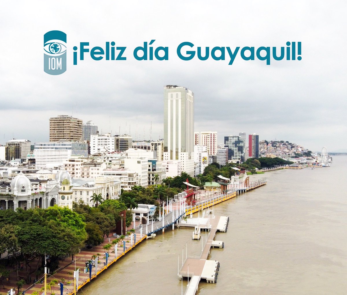 iom_ec's tweet photo. 👨🏻‍⚕️ Hoy IOM celebra a Guayaquil. 💓
¡Feliz cumpleaños 485 a la Perla del Pacífico! ✨🎈🎉🎁🎊
https://t.co/sCawNbRiNI 👁
#Guayaquil #Ecuador https://t.co/HpKwlBsto2