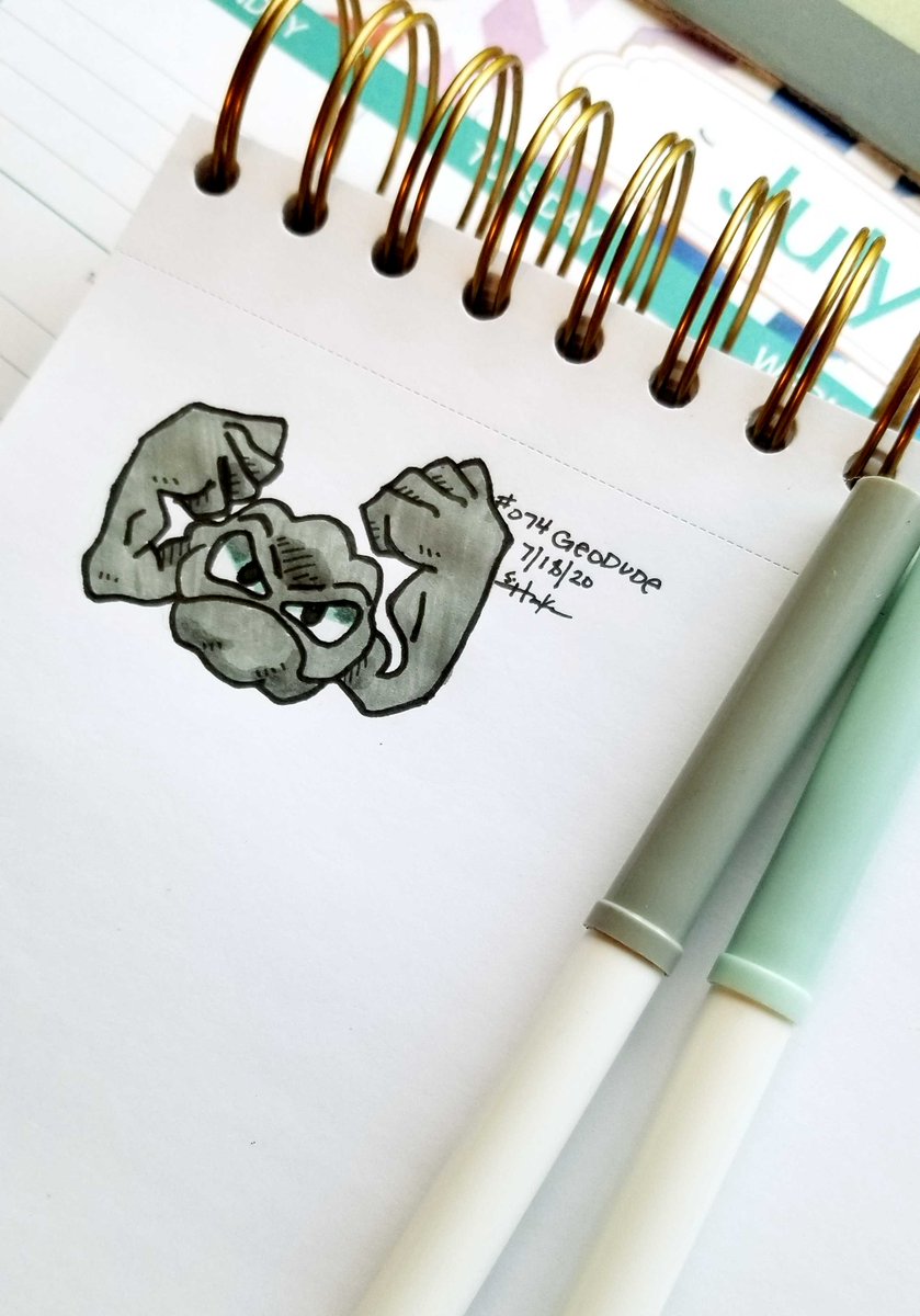 Reverrii_Pixy's tweet image. #DrawEveryPokemon
074 #Geodude
#Pokemon • #PokemonArt • #TraditionalArt • #Drawing