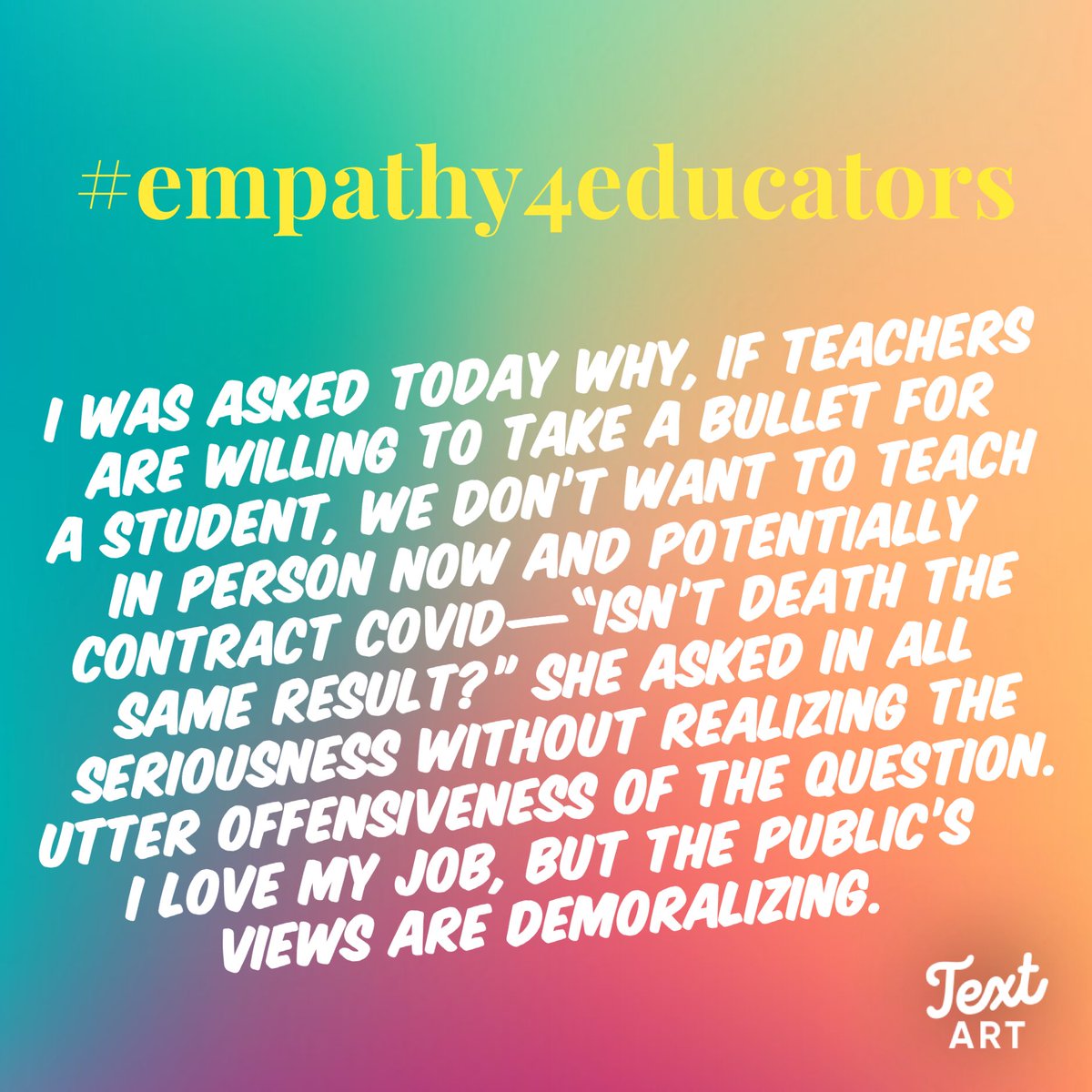 HilarieBurton's tweet photo. #empathy4educators https://t.co/n974uCfV4U