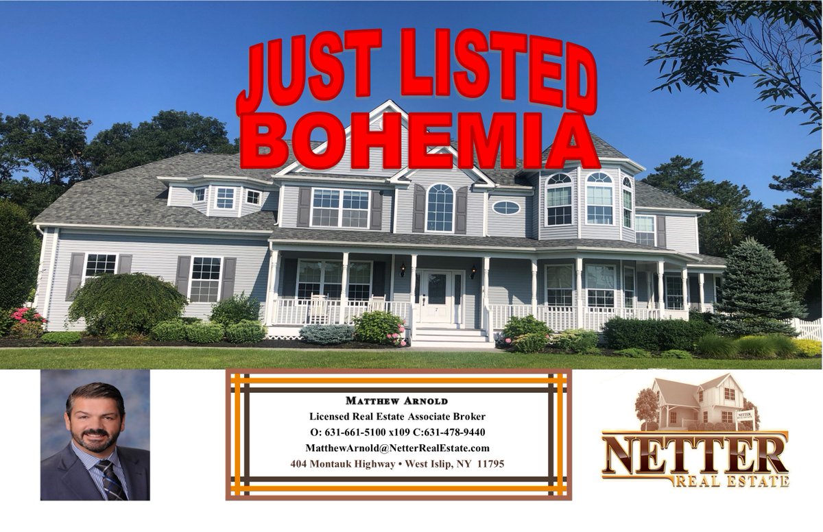 #JUSTLISTED #REALESTATE #REALTORS #LONGISLAND #BOHEMIA