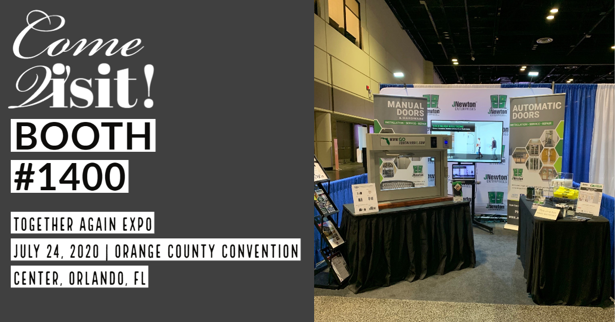 JNewtonEnterpr1's tweet photo. We will be demonstrating ways to keep your facilities safer with hand-healthy touchless solutions at the Together Again Expo today! Make sure to stop by our booth and learn more! Registration to attend is free and available at https://t.co/DfxnWkmUSY. https://t.co/zboZ7MX89v