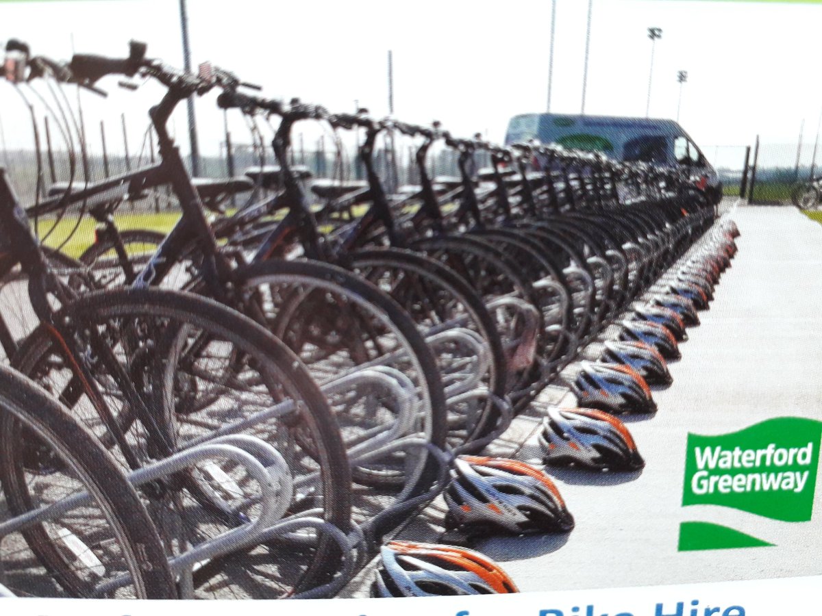 With no shuttle service available by any of the bike companies due to Covid restrictions WIT Arena is probably the best place to start your cycle on the #WaterfordGreenway.