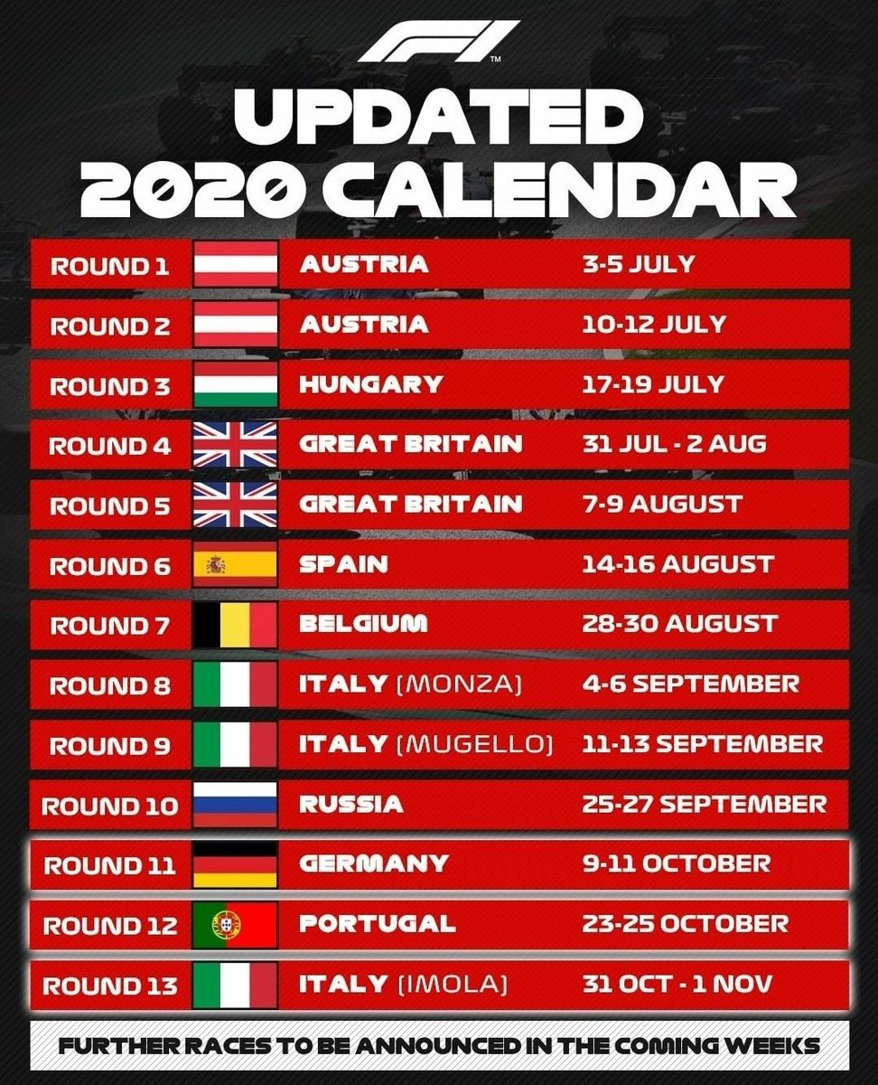 aesthora_studio's tweet photo. 📆Güncel 2020 Takvimi

#F1 https://t.co/1YEnqFo0gF