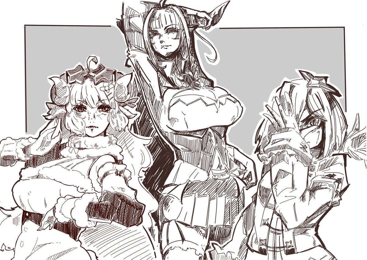 #私の絵柄ギャップ 