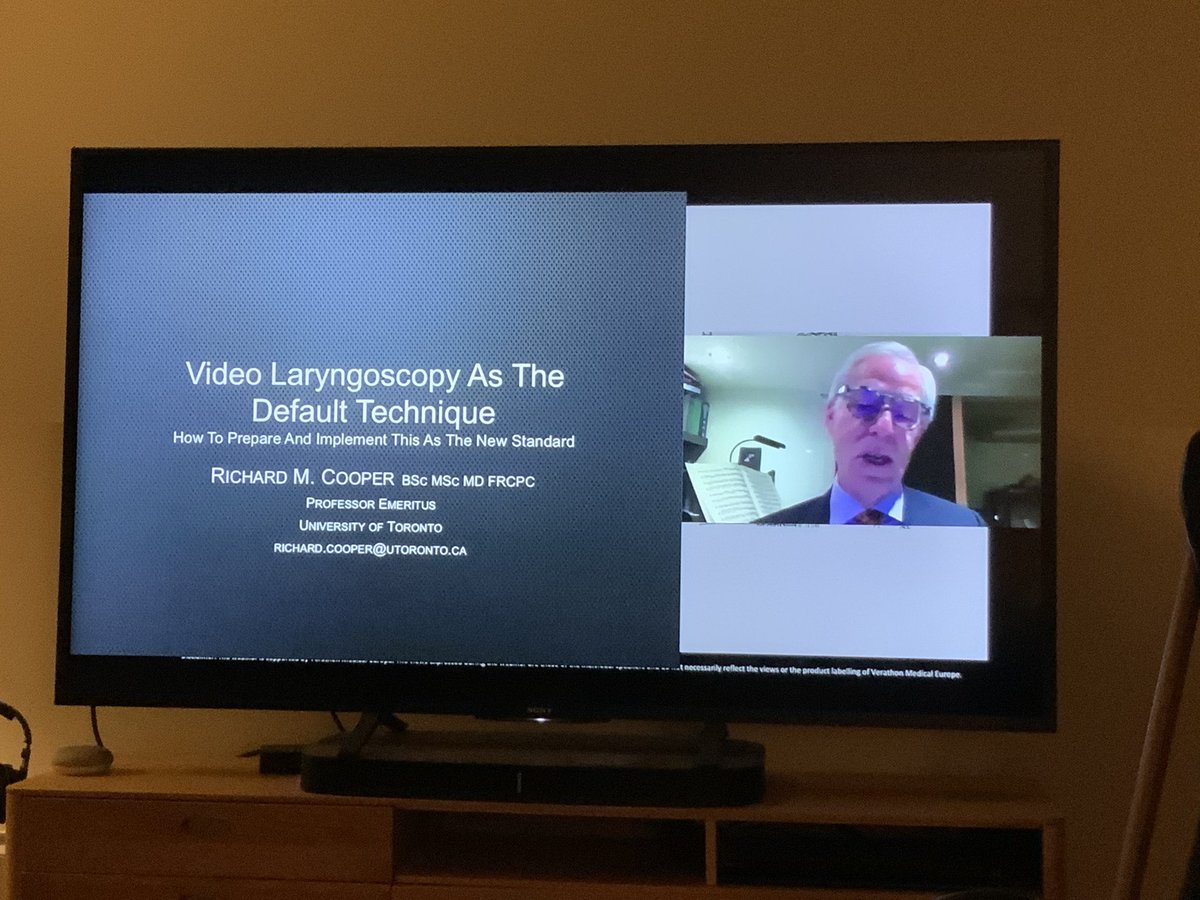 KrstinBantug's tweet photo. The concept of ‘default video laryngoscopy’ as the way forward. @gaspasser an early adopter of VL, shares his experience in this field.
Using VL as a device vs. technique. Gaps in current literature - no clarity on technique, blade types, ‘skills’.
#UniversalVL #GAMC2020 https://t.co/Mwg3hqZnqx