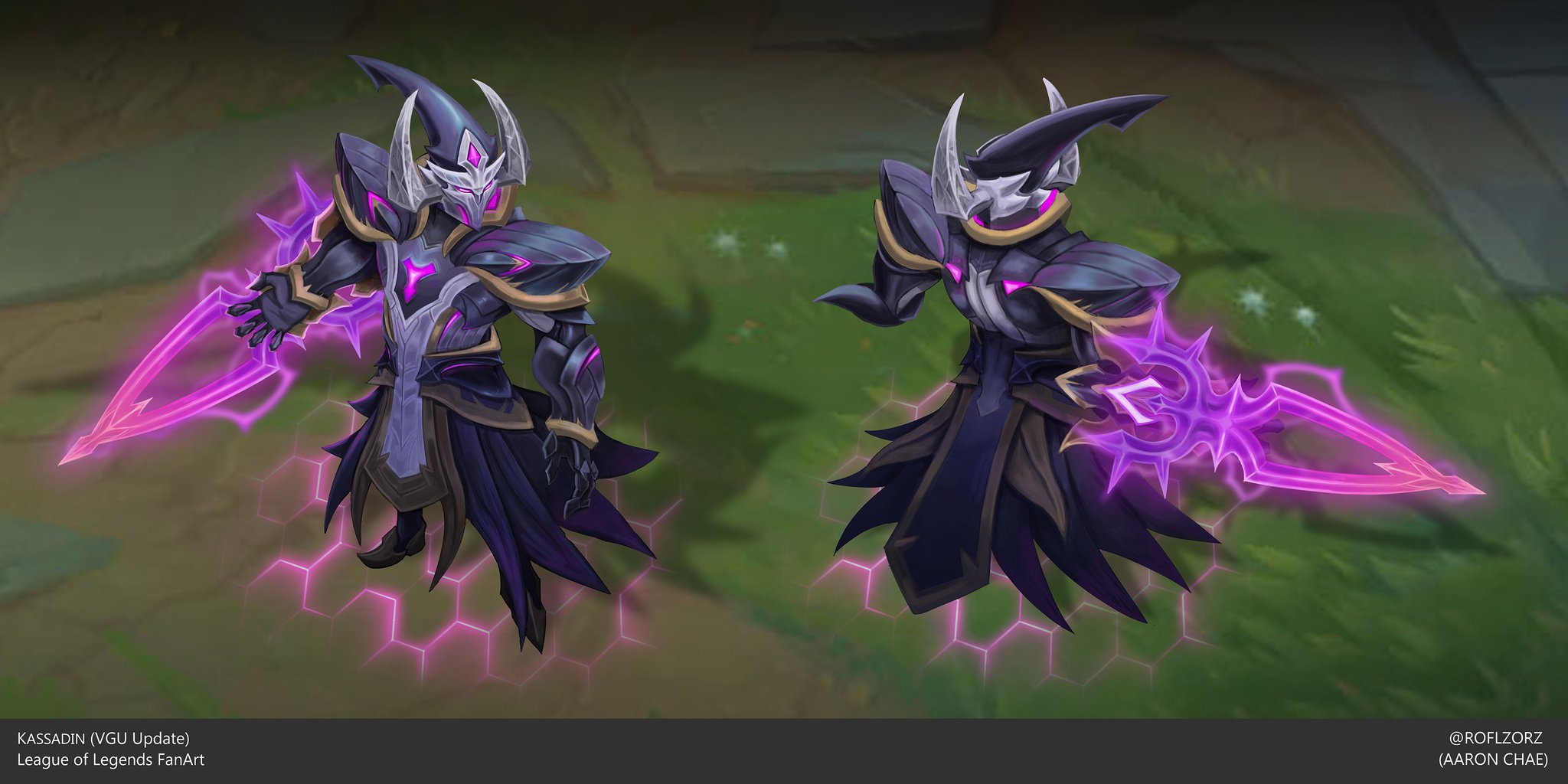 Roflzorz On Twitter Update To A Fan Project Of Kassadin Vgu Learned A Lot From Painting These Concepts Major Props To Liemnguyenart And The Discord Group For Being Massive Legends Uwu Artoflegends