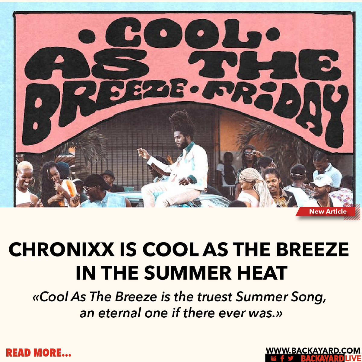 backayardlive's tweet photo. @chronixxmusic new song brings a much needed vibe for the summer!
Check out the article https://t.co/Wq4VbvQB4k
Article by: @gadstone_

#backayard #backayardlive #backayardmagazine #BAY #BAYTEAM #kingston #jamaica #trysellthis #mushashtageverything #reggae #dancehall #music https://t.co/TTlyzDMkIU