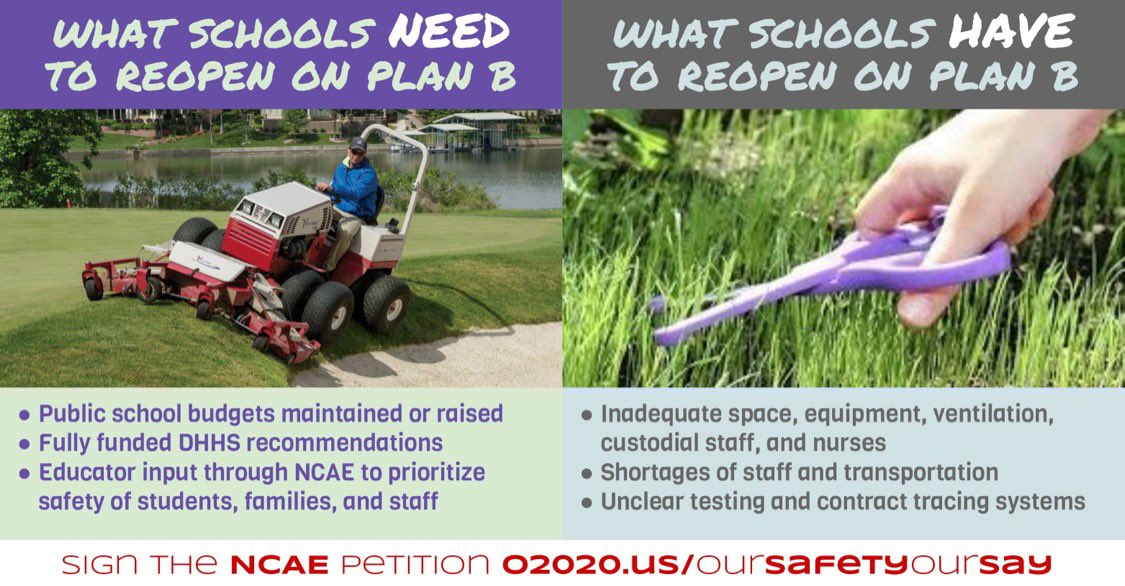 The petition isn't over - sign and share! At some point, we'll all be moving to Plan B, and it needs to be funded and informed by educators! o2020.us/OurSafetyOurSay  #oursafetyoursay