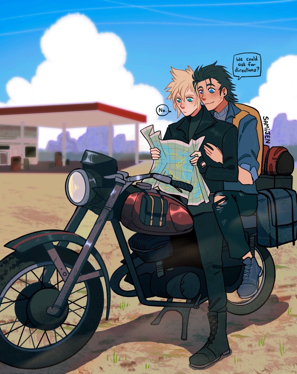 sami_jen's tweet photo. week 4 of #sliceofclack 🛵🌵

#clack #zakkura https://t.co/nNQcxCOvU1