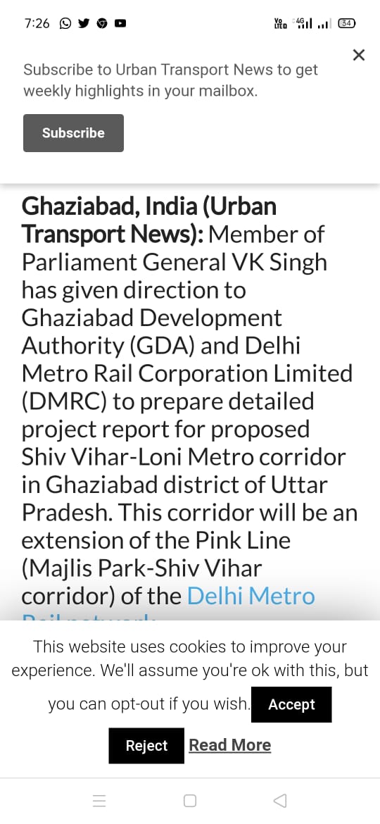 BhanuPr54916751's tweet photo. @MOHITTI27868786 @Gen_VKSingh @myogioffice @myogiadityanath @gdagzb @OfficialDMRC @UPGovt @Gen_VKSingh where is #your_direction for #extension of #Pink_line #DPR_ShivVihar to #Mandola_Vihar_Yojna given for #urban_development in #Loni_area  @gdagzb does not take #serious regarding your #direction it's #Shameful @OfficialDMRC #refuse to #extensions of #Pink_line. https://t.co/lymiB1DudH