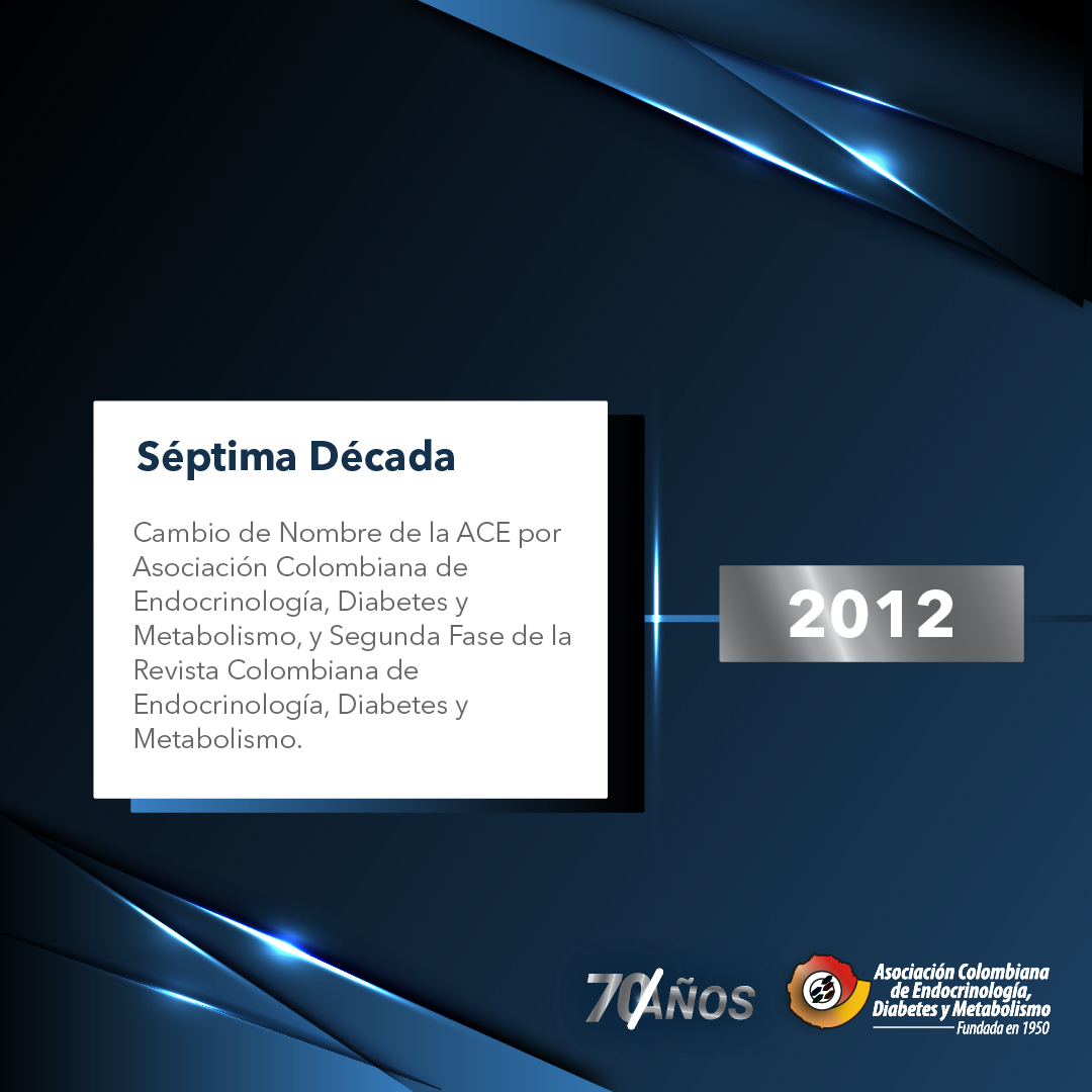ENDOCRINO_COL's tweet photo. Hoy celebramos los 70 años de la Asociación Colombiana de Endocrinología. Los invitamos a ser parte de esta gran celebración, comparte tus publicaciones con el #Endocrino70 #ACE70 https://t.co/ElWx577Ixc