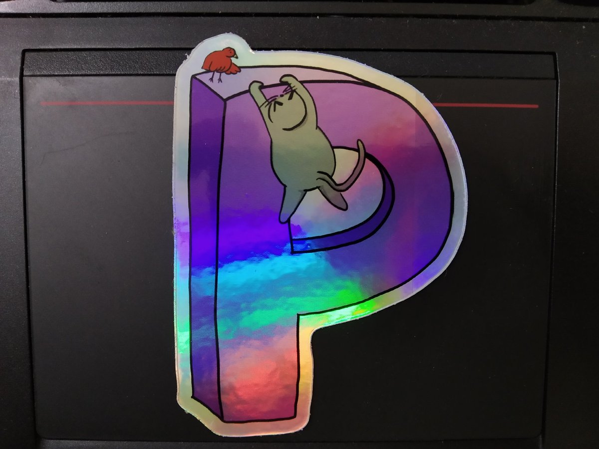 moingshaikh's tweet photo. Thanks @thibaultleouay for these lovely @pentos_co stickers 😻

#devswag #swags #devstickers https://t.co/KZM8S8T5hP