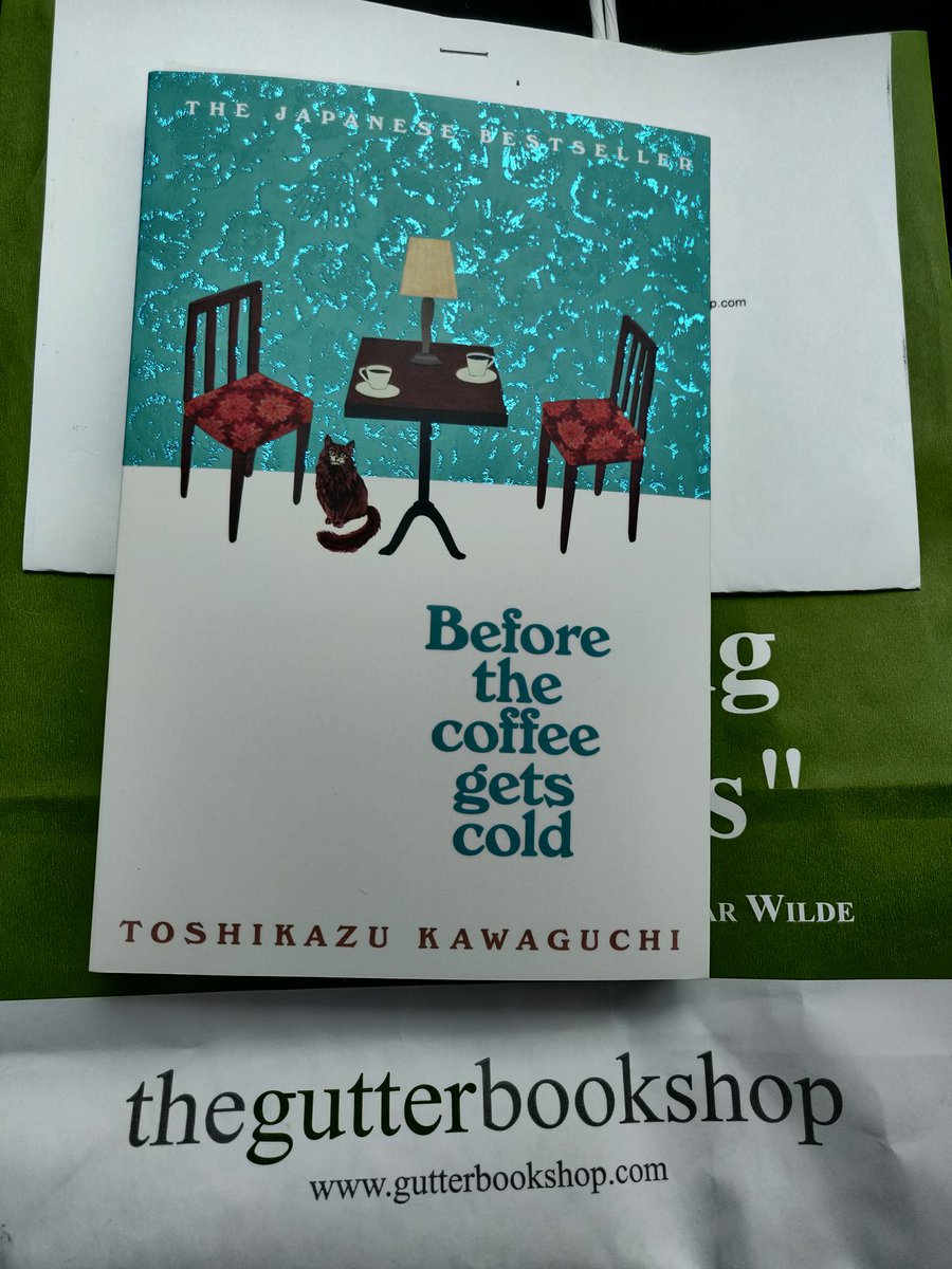 suadarra's tweet photo. I ordered this book to collect from @gutterbookshop in March only a few days before Ireland went into full lockdown. Today I finally got the chance to pick it up! Looking forward for my first Japanese novel #beforethecoffegetscold 📚☕ https://t.co/Gna5ipJN0J
