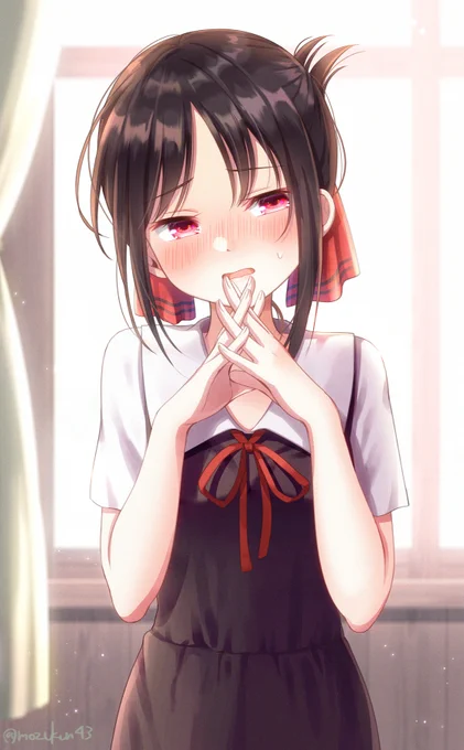 照れかぐやさん #かぐや様は告らせたい 