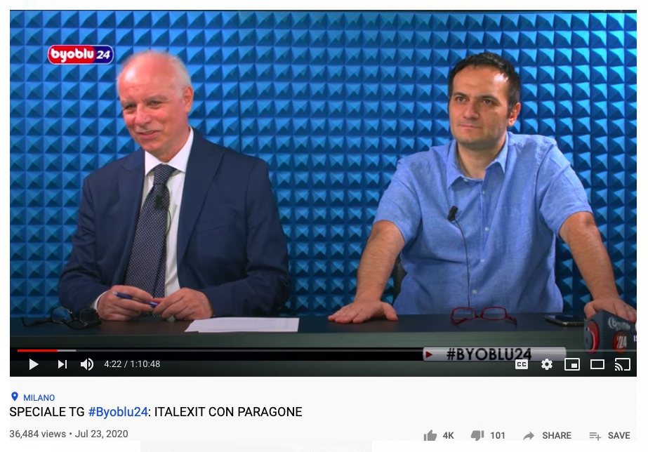 ccPinachet's tweet photo. Consiglio spassionato* a @gparagone: se davvero ci tiene al suo nuovo partito #Italexit allora si smarchi immediatamente (e nettamente) dal calderone di #Byoblu, #Palma, #Marcotti e compagnia bella...
*Precisazione: "spassionato" perché non avrà il mio voto... https://t.co/diYwiCpM6m