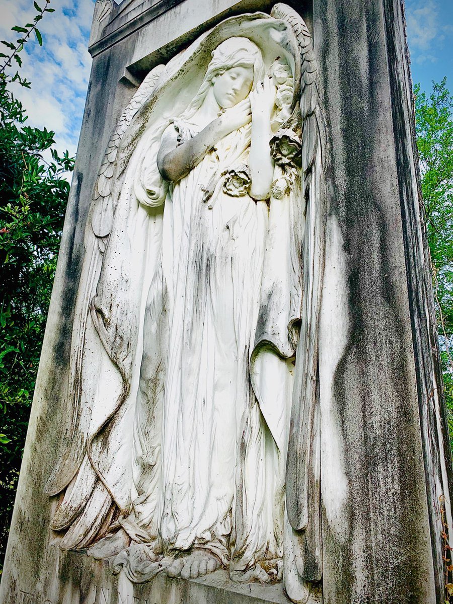 OakdaleCemetery's tweet photo. Here’s a beautiful angel from Section R.
.
.
#OakdaleCemetery #ILM #HistoricWilmington #WhatsupWilmington #Angel #Tombstone #Angels #GraveMarker #angelmessages #AngelsofInstagram #PortCity #WilmingtonNC #Wilmington https://t.co/6HBQixOWdz