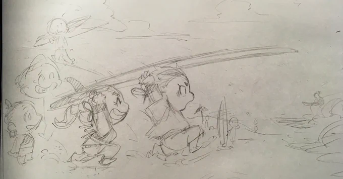 何処もいけなくて辛いからこんなの描き始めた 