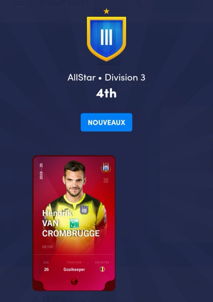NotantoFFC's tweet photo. We were very near to get podium on that one!
Still very happy to win one of the best GKs in @ProLeagueBE !
#SO5 #sorare #ASD3 https://t.co/YtKiiAT4MK