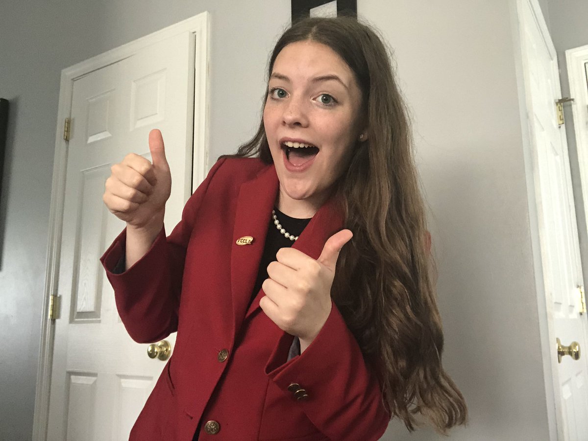 FCCLAPrograms's tweet photo. Hello, FCCLA! I’m Regan Rhymes your incoming National VP of Programs! I am BEYOND excited to see what this year has in store for FCCLA. The NEC and I are here for you! Ask us questions, tell us about your day, share ideas, ANYTHING! We are so happy to serve this year. :) https://t.co/F0dRrn1Qqv