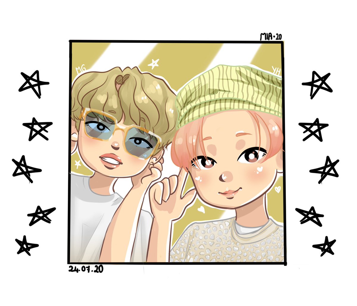 MIAfanarts's tweet photo. My best ship yungi!💕 I love them so much aaand... They are so adorable with these looks🥺 I hope you guys like it, byee!~ :'3

#ATEEZ #에이티즈 #ATEEZfanart #MINGI #YUNHO #YUNGI https://t.co/n6PyxlSFQa