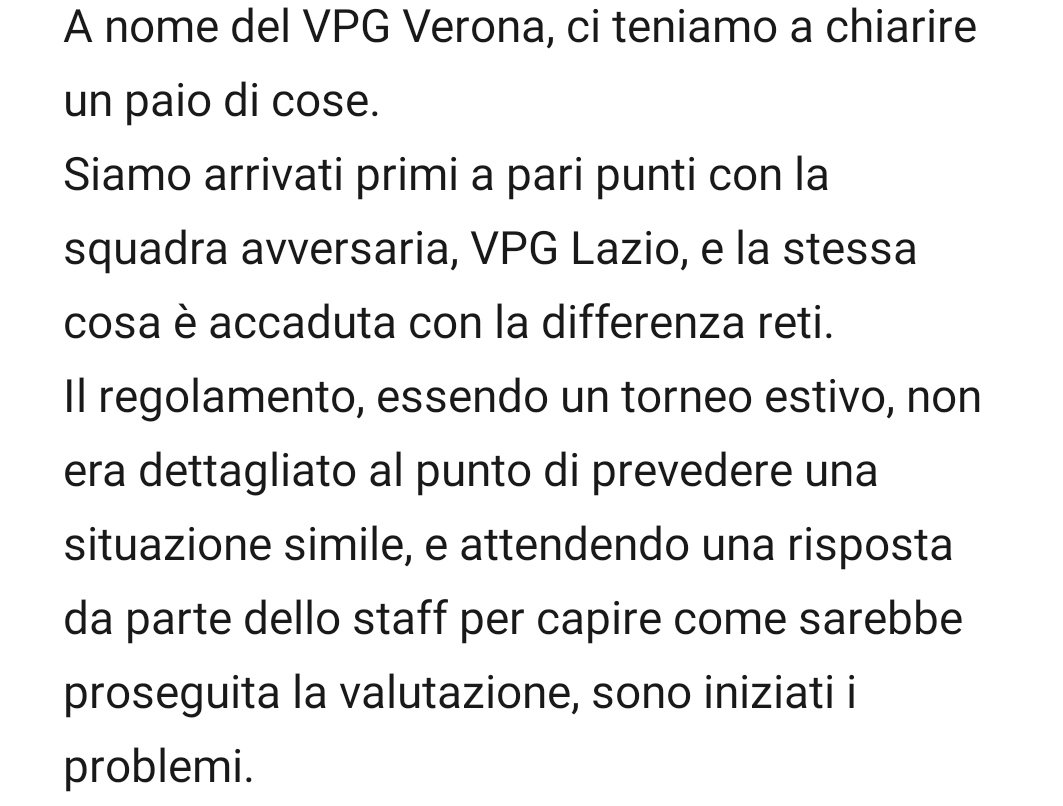 B2F_Verona's tweet photo. Dato che molti parlano senza sapere, o nascondono alcuni punti salienti per farci passare dalla parte del torto, ci sentiamo in obbligo di chiarire alcune cose riguardanti la decisione presa per il primo posto in @VPG_A_Stars https://t.co/quZJAtXins