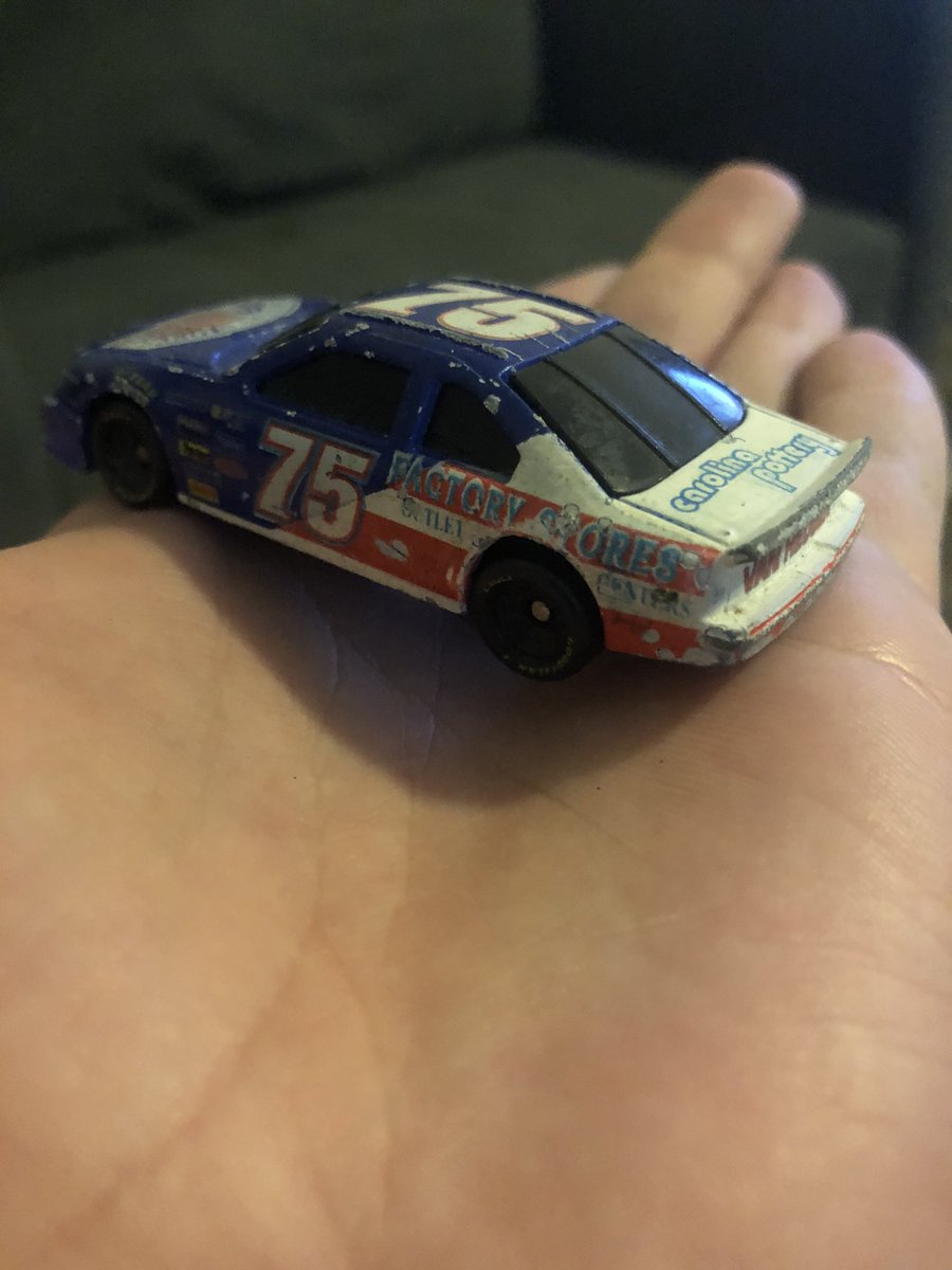 The Todd Bodine Factory Stores of America number 75 for Butch Mock. I distinctly remember getting this car at the mall before my PM Kindergarten class...and hating not being able to play with it until after school.