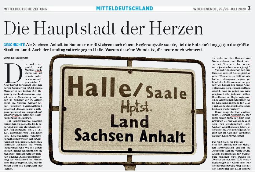 KaiGauselmann's tweet photo. Das ging ja gut los, #SachsenAnhalt - @koenau erzählt die Geschichte einer Fehlentscheidung #Halle #HauptstadtDerHerzen https://t.co/ll9ZVFE0no https://t.co/JBBsoWG46j