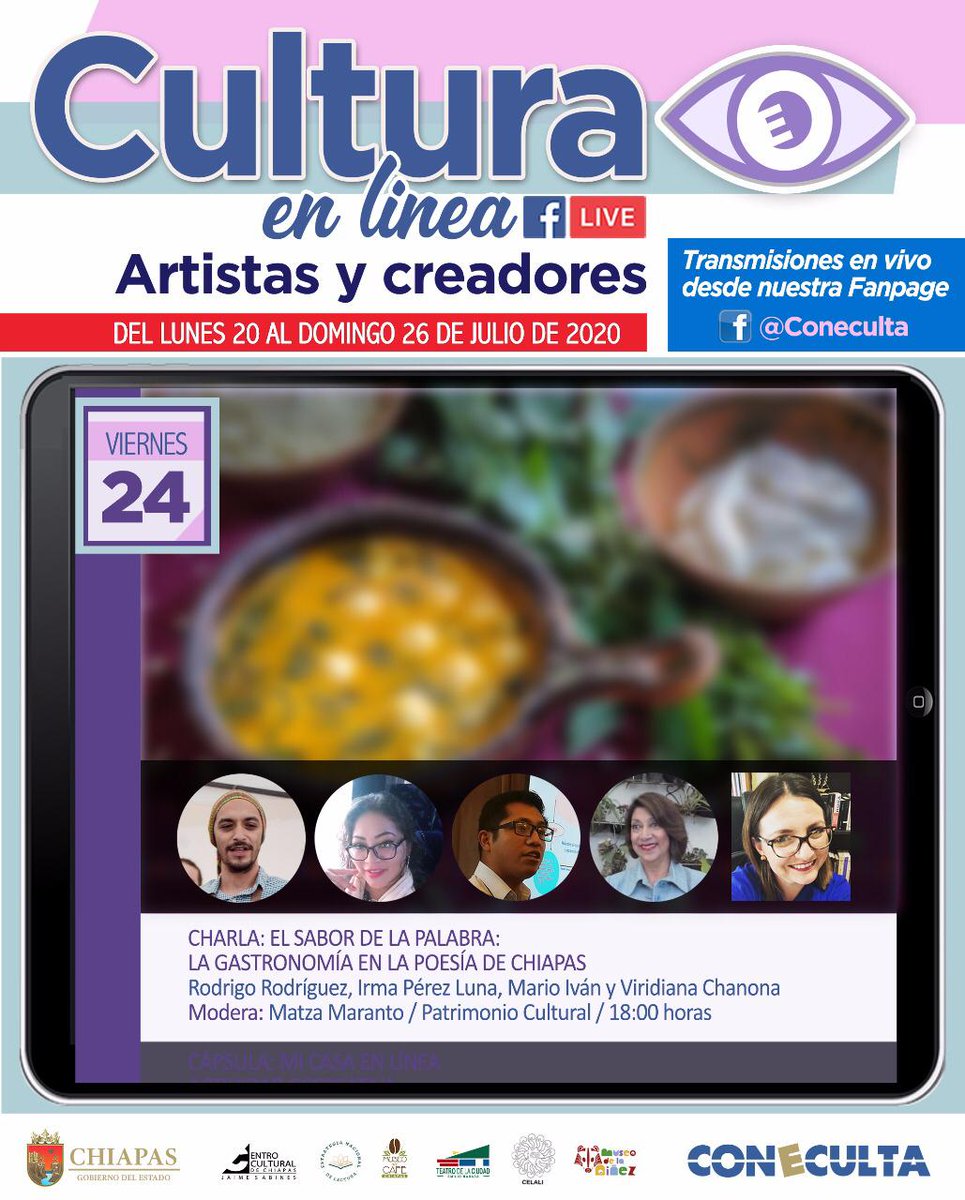 Acompaños a disfrutar del sabor de la palabra.