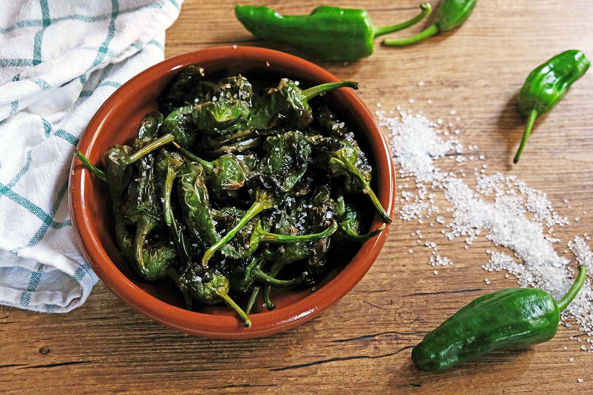 Spaanse keuken is niet echt vegan friendly maar er zitten echt heerlijke tapas tussen die je altijd kunt eten! Pimientos de Padron #veganrecept #pimpientosdepadron Recipe also in English. vegantravellife.com/recepten/spaan… Viva La Vida y fin de semana :)